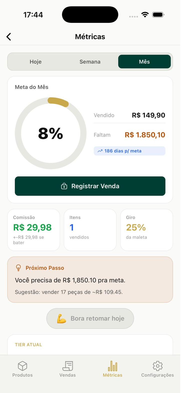 Métricas — App da Revendedora Gestão Joias